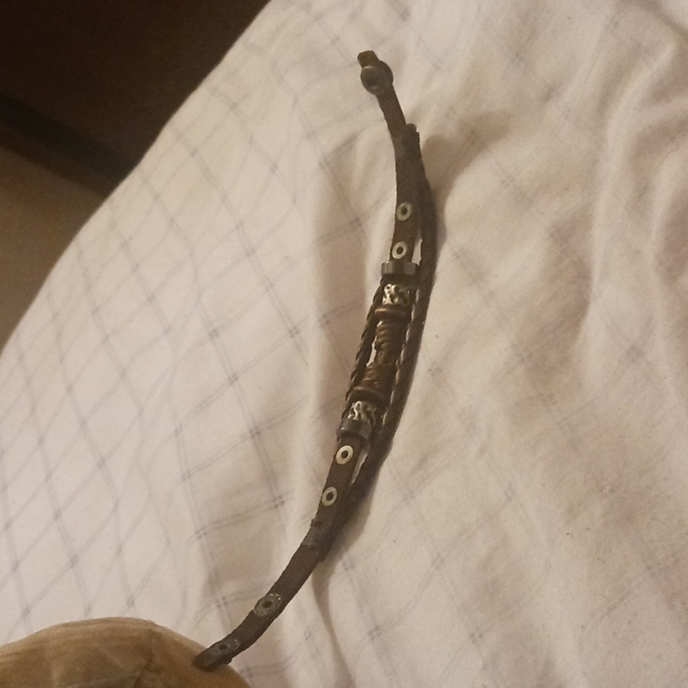 Decorative Metal Bow with Gold Accents